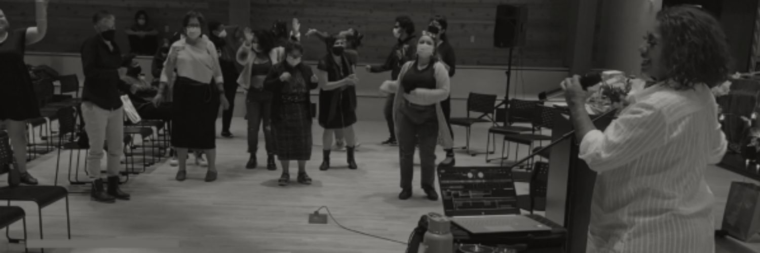 still from plurifeminisms recording of dance and music performance