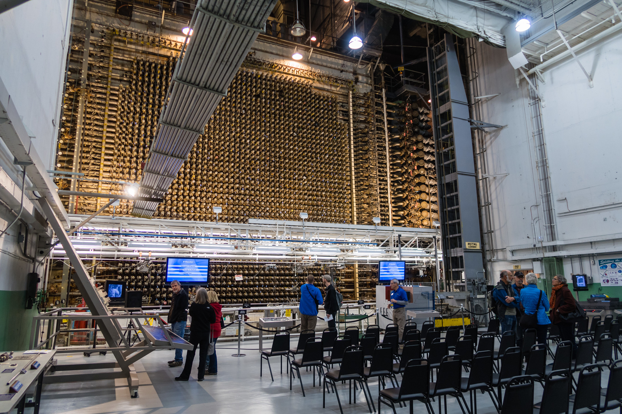 The reactor core inside the B Reactor