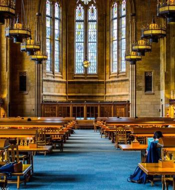 photo inside Suzzallo Library