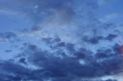 A photo of the sky with dark clouds.