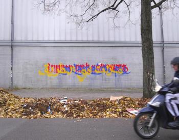 graffiti painting on concrete wall
