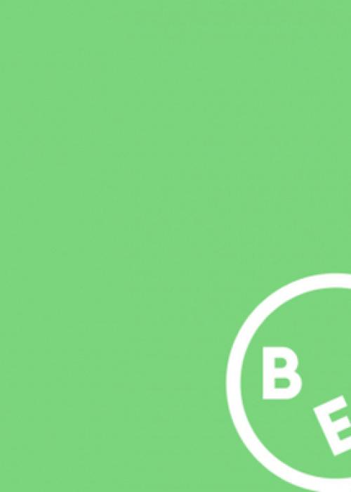 Green square with BES written in a white circle in the bottom right.
