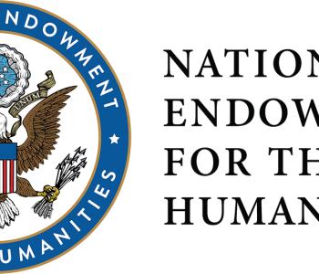 National Endowment for the Humanities in large text next to a seal with its title and the American eagle in the center