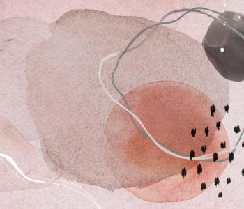 Watercolor abstract art
